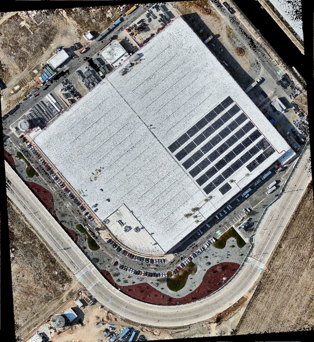 ortofoto de cubierta